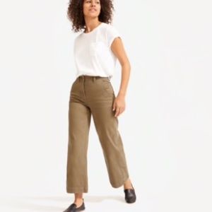 Everlane Wide Leg Crop Pant